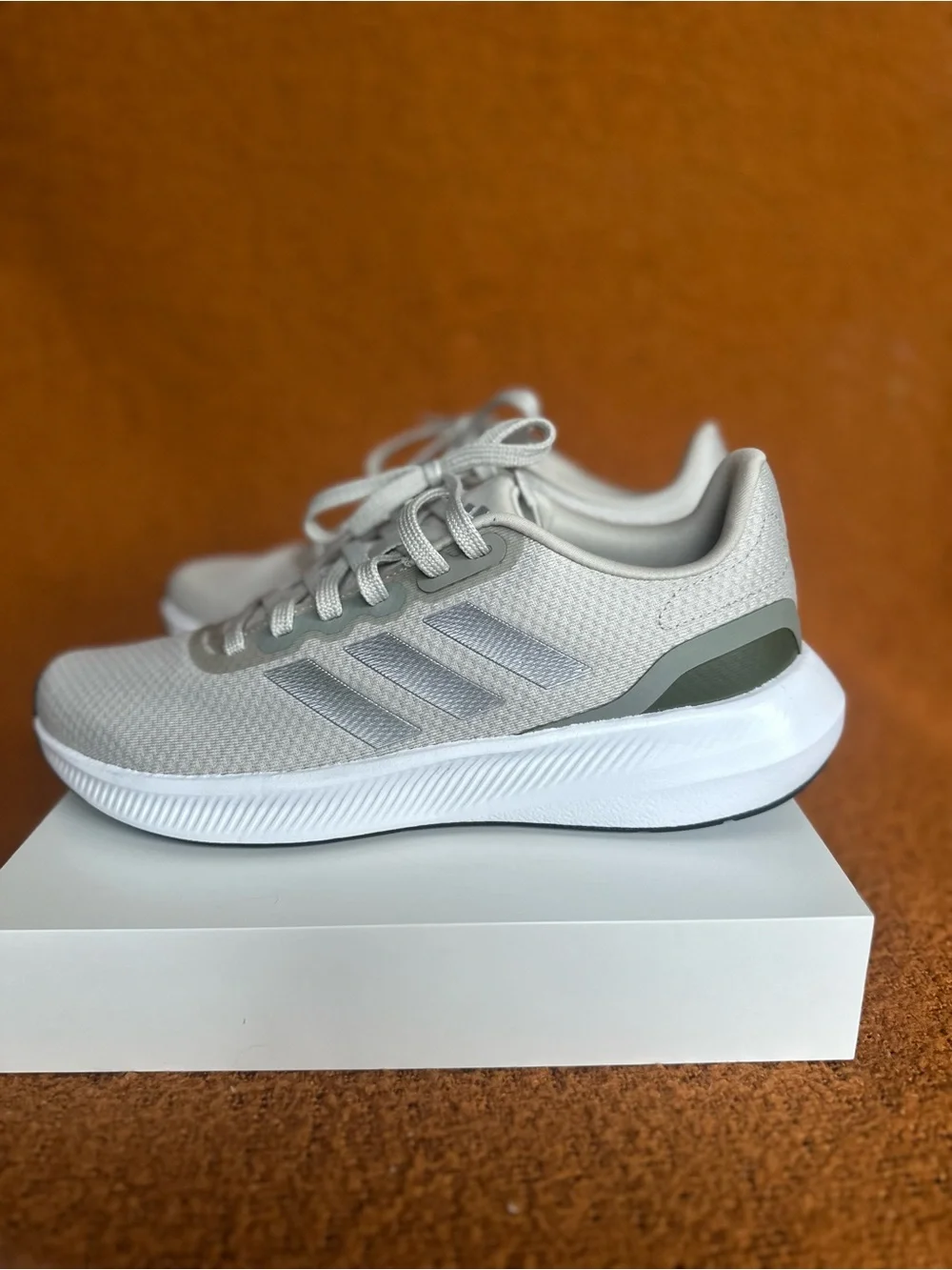adidas Women's Running Sneakers - Light Beige/White